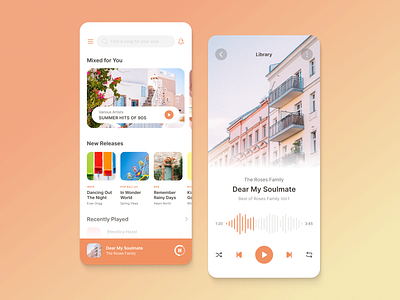 Music Player App | UI Concept design mobile app ui