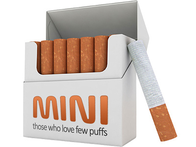 Product Design cigarette design graphic idea illustration mini product