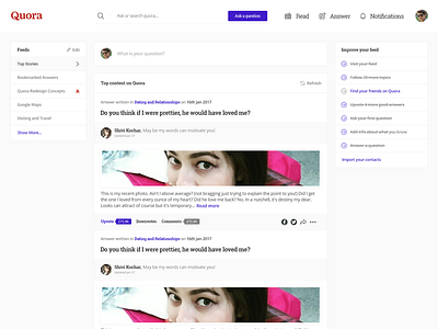 Redesign - Quora (Concept)