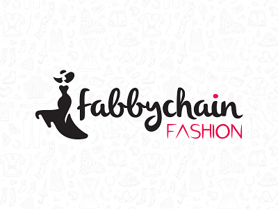 Fabi Chain Fashion branding illustration logo design