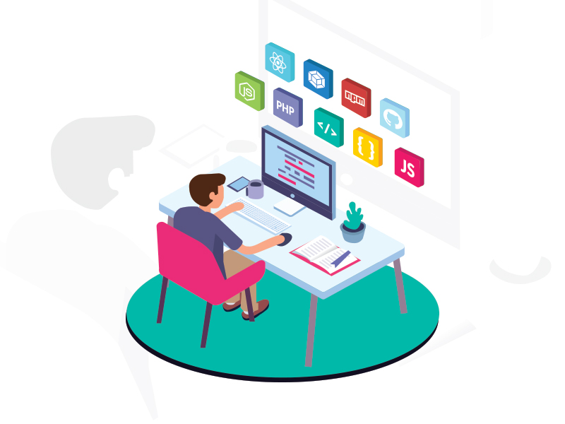 Developer - Vector Illustration by Impulsive Web on Dribbble