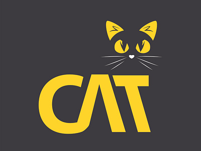 "CAT lOGO" animal logo branding design graphic design illustration logo minimal logo modern logo vector