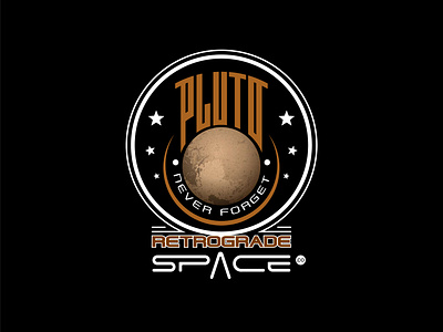 " Retrograde Space co "
          PLUTO logo