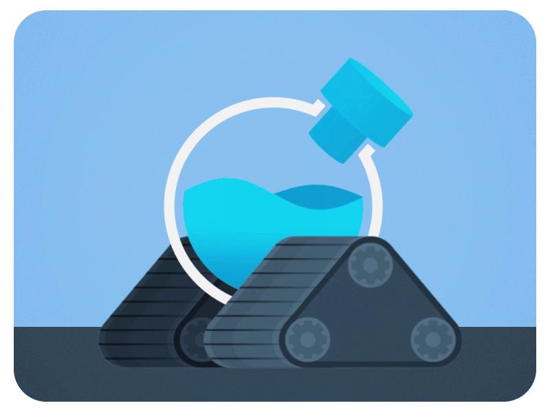 Potion Tanker after effects illustrator minimal motion design