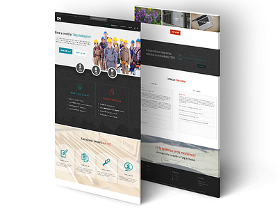 TDM homepage design architecture community craftsmen design layout ui ux webdesign website