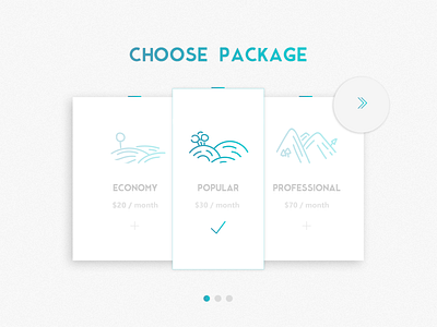 "Choose package" icons app checkout icons illustration newsletter packages ui