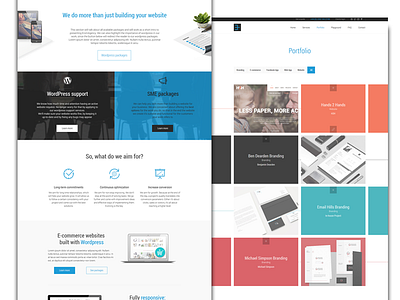 UI for our presentation website design ui ux webdesign website