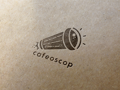 Logo for coffee lovers - cafeoscop