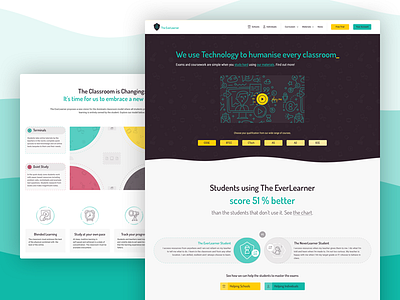 T.E.L. website - Homepage design design online learning teaching ui ux web website