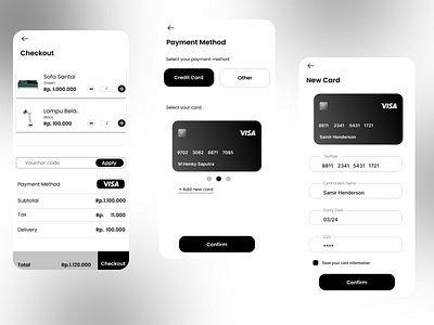 #Daily UI Day 2- Credit Card Checkout