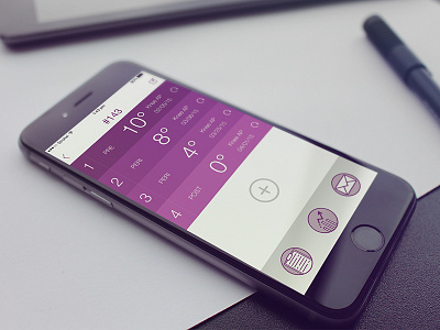 Medical app design concept