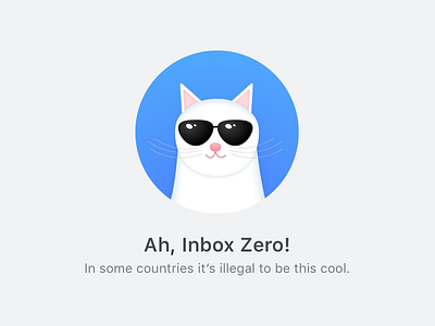 Inbox Zero Cat