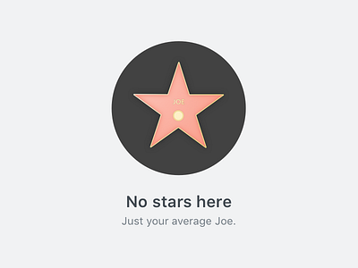 No starred emails here average joe email empty states famous hollywood illustration micro copy star vector art