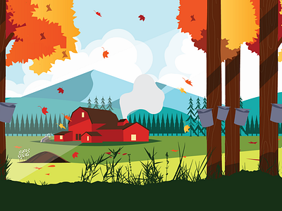 Sugar House in Vermont by Carla Vendrell on Dribbble
