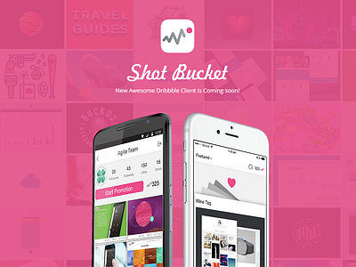 Promoshot app design concept android animation art dribbble flat clean simple interface mobile ios iphone sketch ui ux