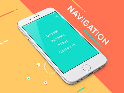 Mobile.design navigation app design concept