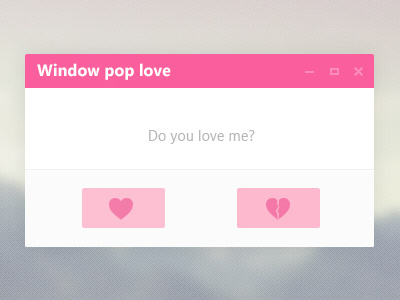 Do you love me? design dribbble love ui valentines day