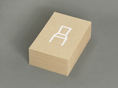 Logo design wooden furniture manufacturer Eeken business business card design exclusive cards graphic design identity logo logo design minimal monique goossens paper simple