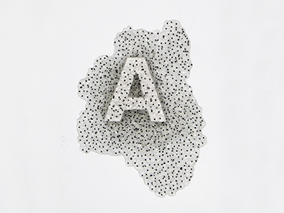 Typography Frogspawn 3d type 3d typography font frogspawn graphic design hand made letter monique goossens nature photography typo typography