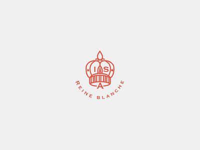 ISA | Reine Blanche badge branding crest family pizza