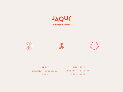 Jaqui' Foundation Branding Elements