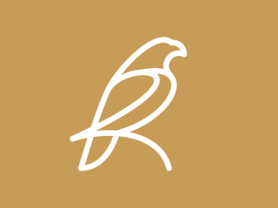 B + R + Bird br logo ilustration initial logo logo vector