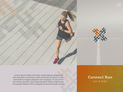 Run Connect Logo brand guideline brand identity branding design graphic design illustration indonesia logo vector