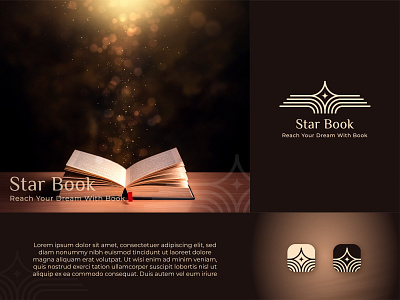 Star Book Logo (For Sale) brand guideline brand identity branding design graphic design illustration indonesia logo vector