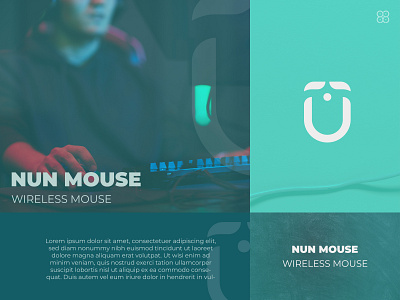 Nun Mouse Wireless Logo brand guideline brand identity branding design graphic design illustration indonesia logo technology ui vector