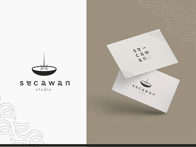 Secawan studio Brand Identity agencylogo brand brand identity branding brown creativelogo design experience graphic design logo logogram minimalist studiologo thypography ui