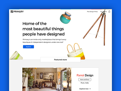 PRIMARY - Landing page