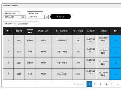 Live Streaming Dashboard