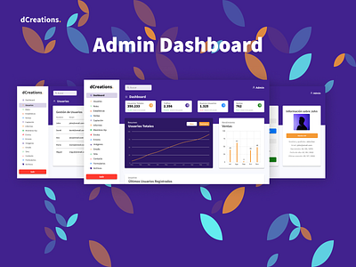 Admin Dashboard UI