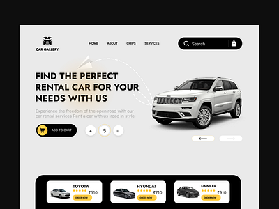 Car Rental Landing Page