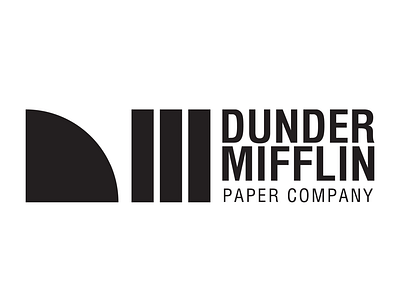 Rebranding for DUNDER MIFFLIN PAPER COMPANY. branding logo logo design logodesign logodesigner logodesignersclub logomark logotype logotype designer logotypedesign