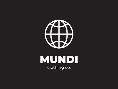 Logo for MUNDI clothing co. logo logo design logodesign logodesigner logomark logotype