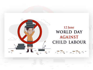 Child Labour Banner by Rajat Rajput on Dribbble