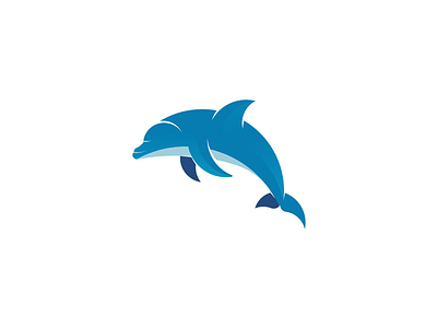 Dolphin Logo| Day 02 blues brand design identity logo