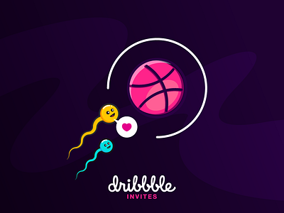 TWO dribbble invites invite invites