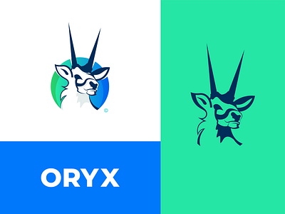 ORYX Logo animal brand branding corporate design designer identity illustration logo logos logotype typography vector