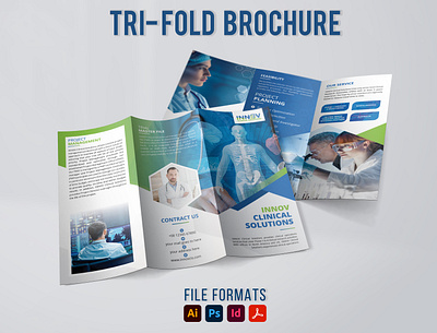 Trifold Brochure Design brand identity brochure design flyer layout print trifold