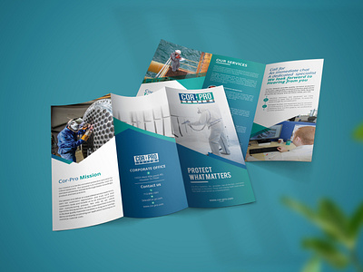 Trifold Brochure Design brochure clean corporate designer flyer postcard