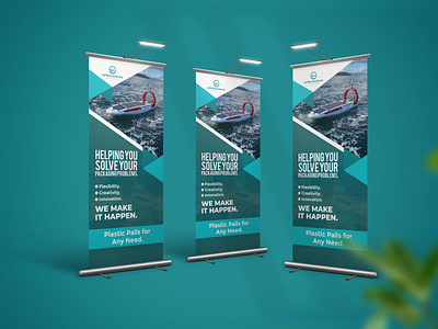 Pull up banners design