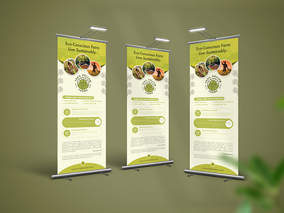 Roll up banner design