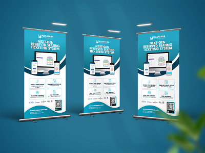 Roll up banner design banner ad banners best design branding corporate branding corporate identity design redesign rollup banner rollup banner design