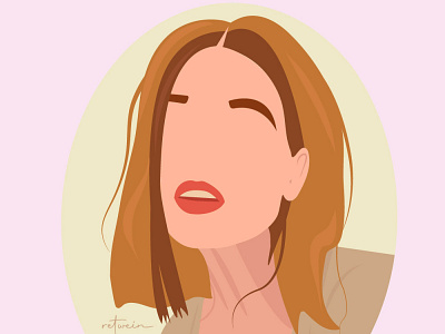 Faceless design illustration vector