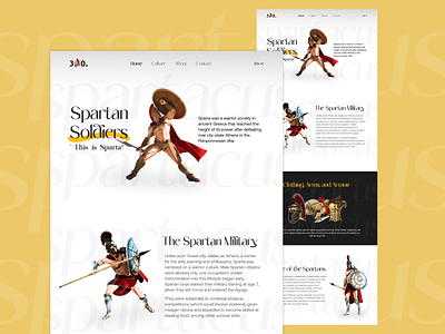 Spartan Landing Page