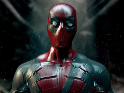 Deadpool 3d character deadpool design fan art keyshot marvel modeling render zbrush