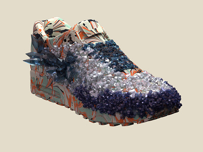 Nike concept colorful crystal diamond nature nike shoe