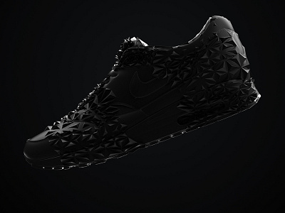 Nike concept black crystal diamond minimal nature nike shoe triangles white